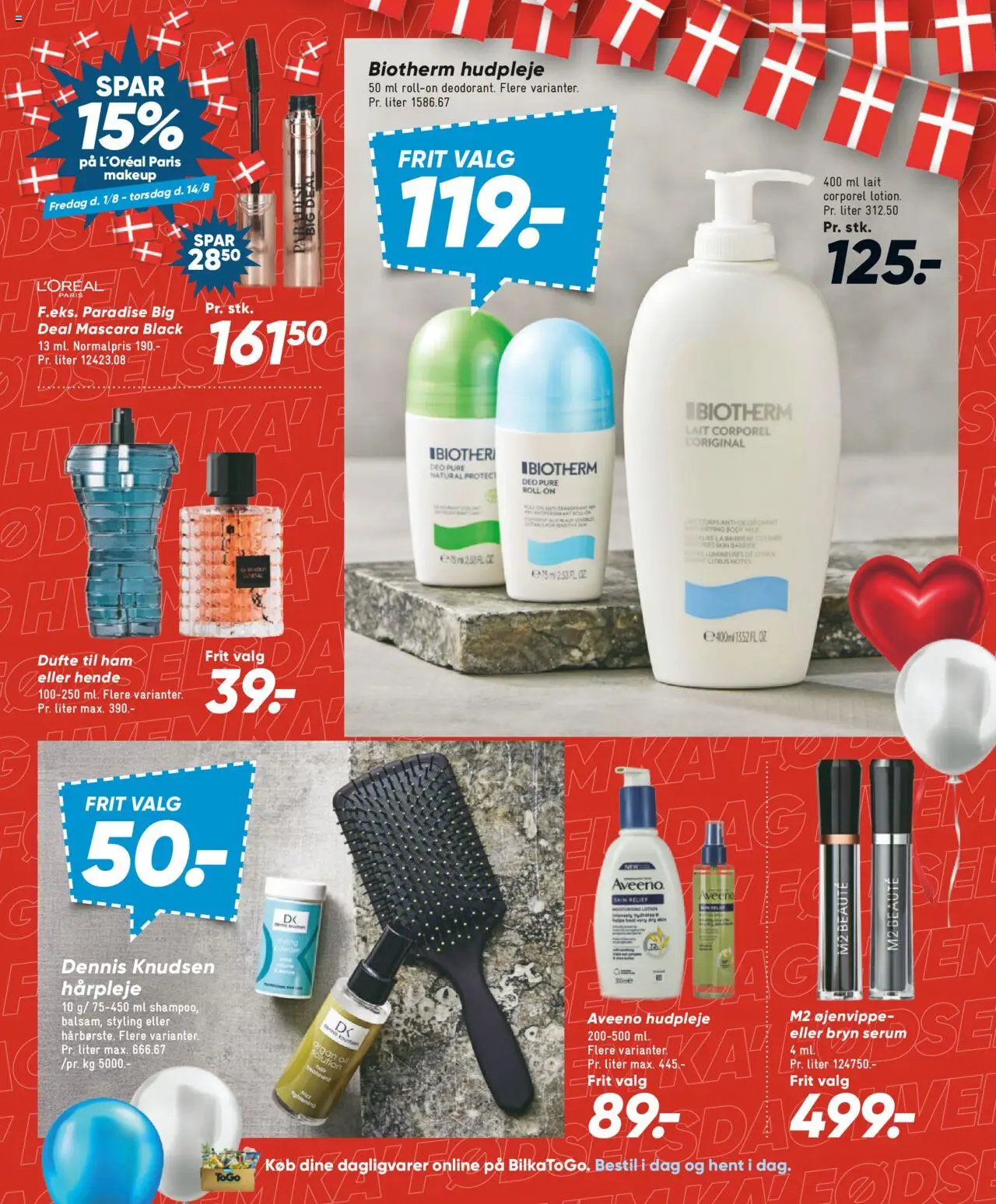 Bilka Tilbudsavis gyldig fra 01.08.2025 | Side: 51 | Produkter: Makeup, Mascara, Body milk