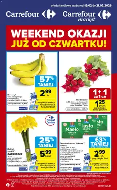 Pogląd oferty "Carrefour Gazetka - Weekend okazji" - ważna od 19.02.2026