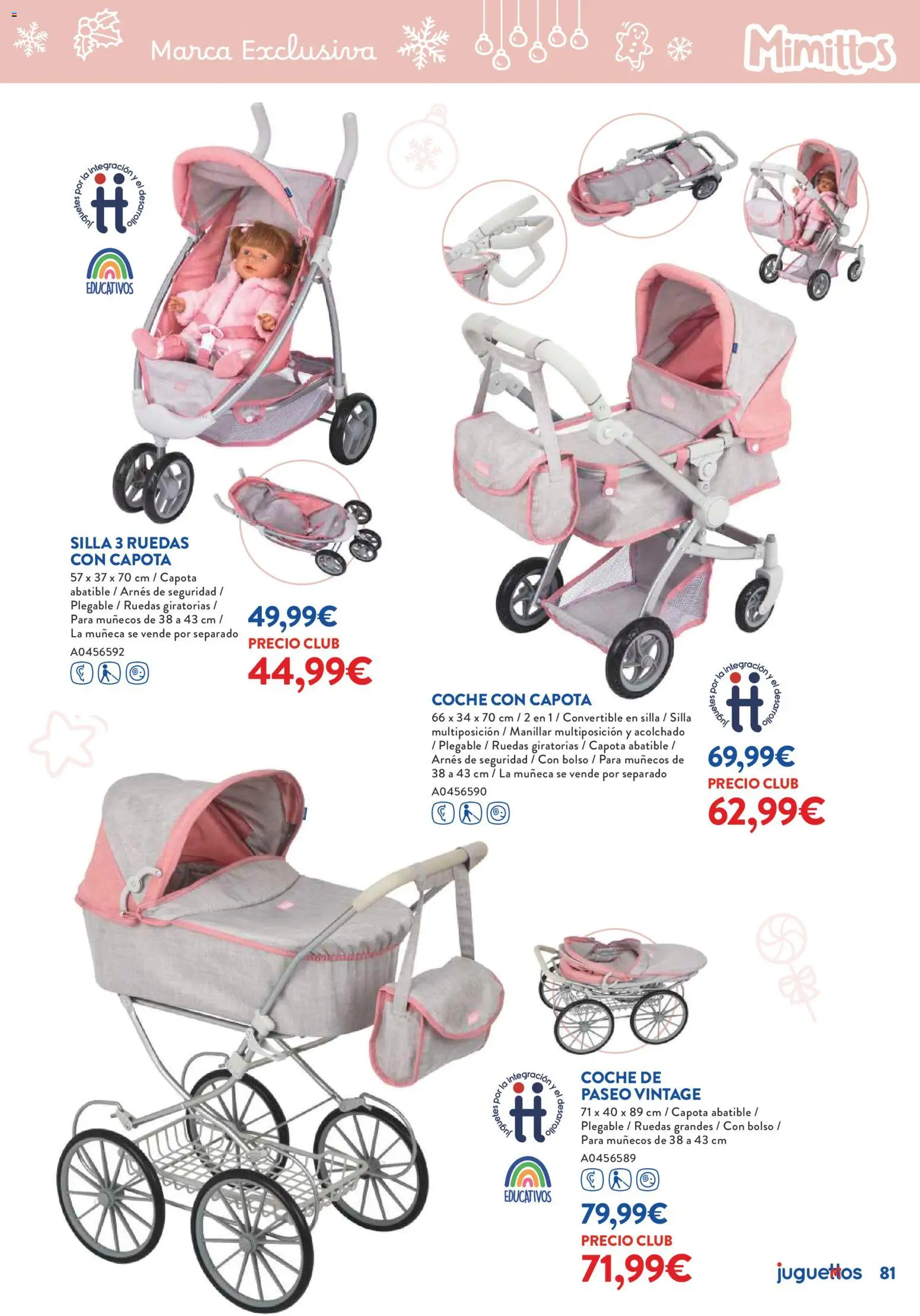 Juguettos catálogo Navidad │ válido desde el 27.10.2025 | Página: 81 | Productos: Bolso, Muñeca, Juguetes, Silla