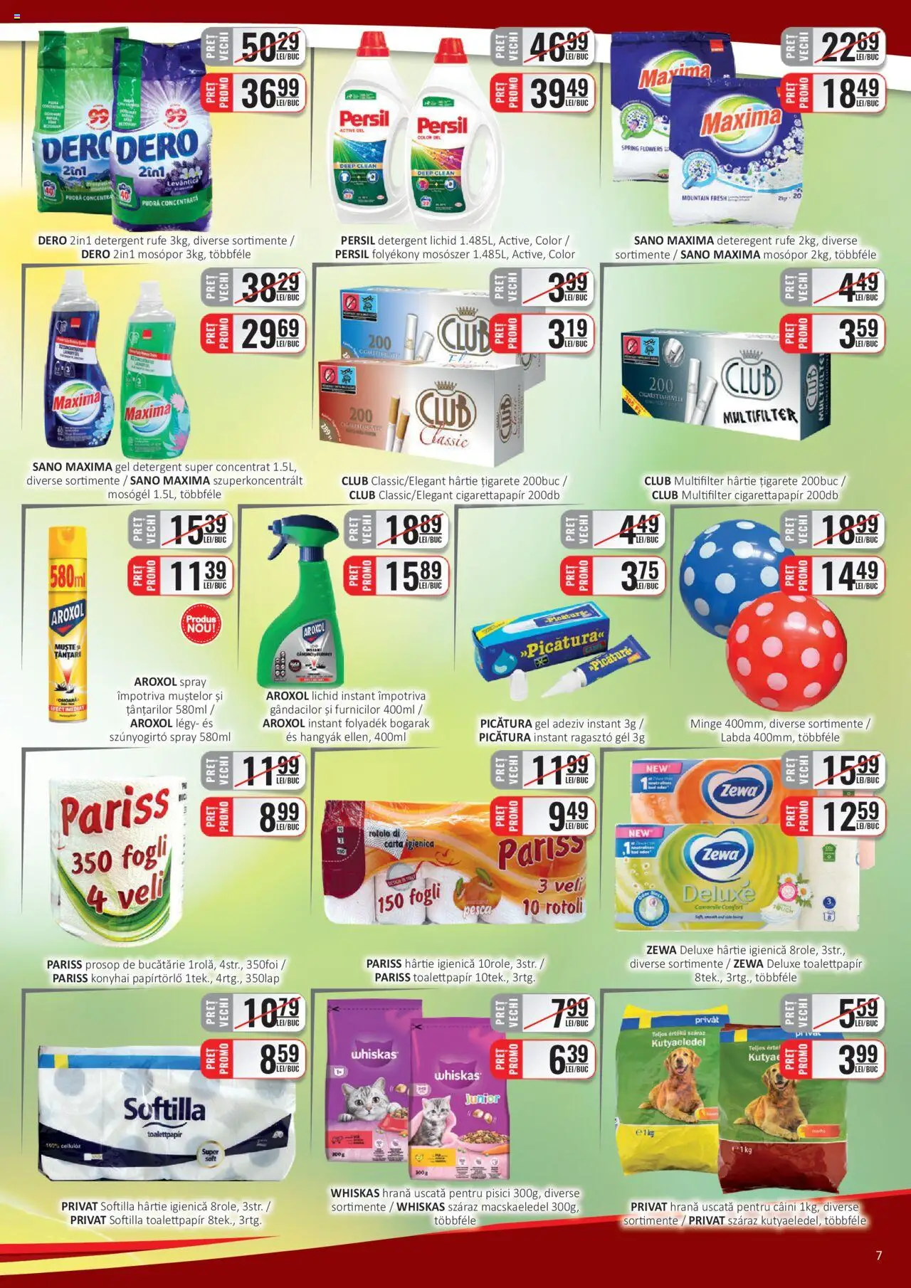 CBA catalog - C+C – valabil de la 16.06.2025 | Pagină: 7 | Produse: Pomelo, Pudră, Detergent, Adeziv