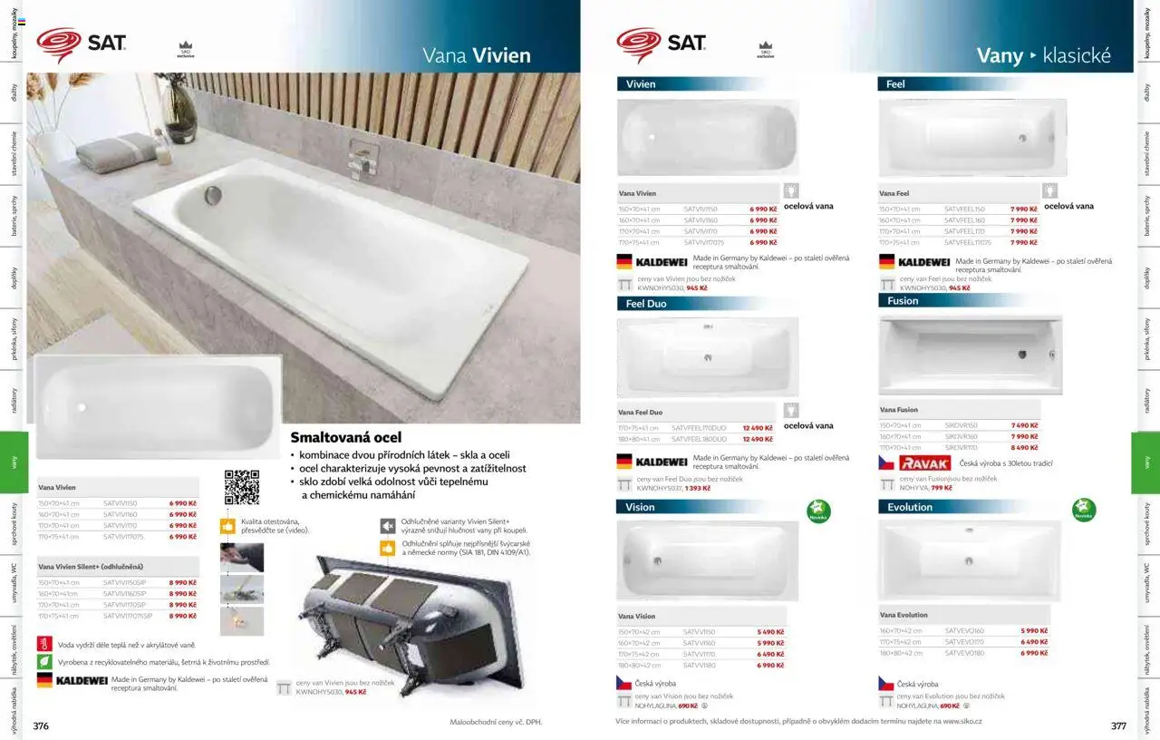 Siko koupelny katalog Koupelny 2025/2026 od 14.10.2025 | Strana: 190 | Produkty: Voda, Wc, Vana