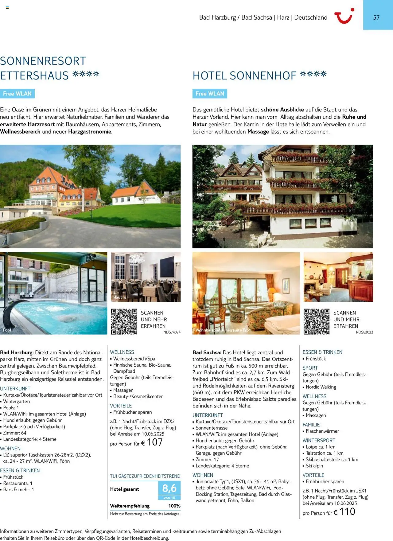 TUI Prospekt 	 – gültig ab 01.11.2024 | Seite: 57 | Produkte: Rum, Bad, Ski, Föhn