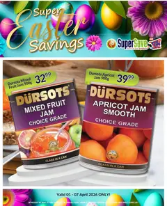 Super Save specials catalogue – valid from 01.04.2026 | Page: 22 | Products: Jam, Fruit