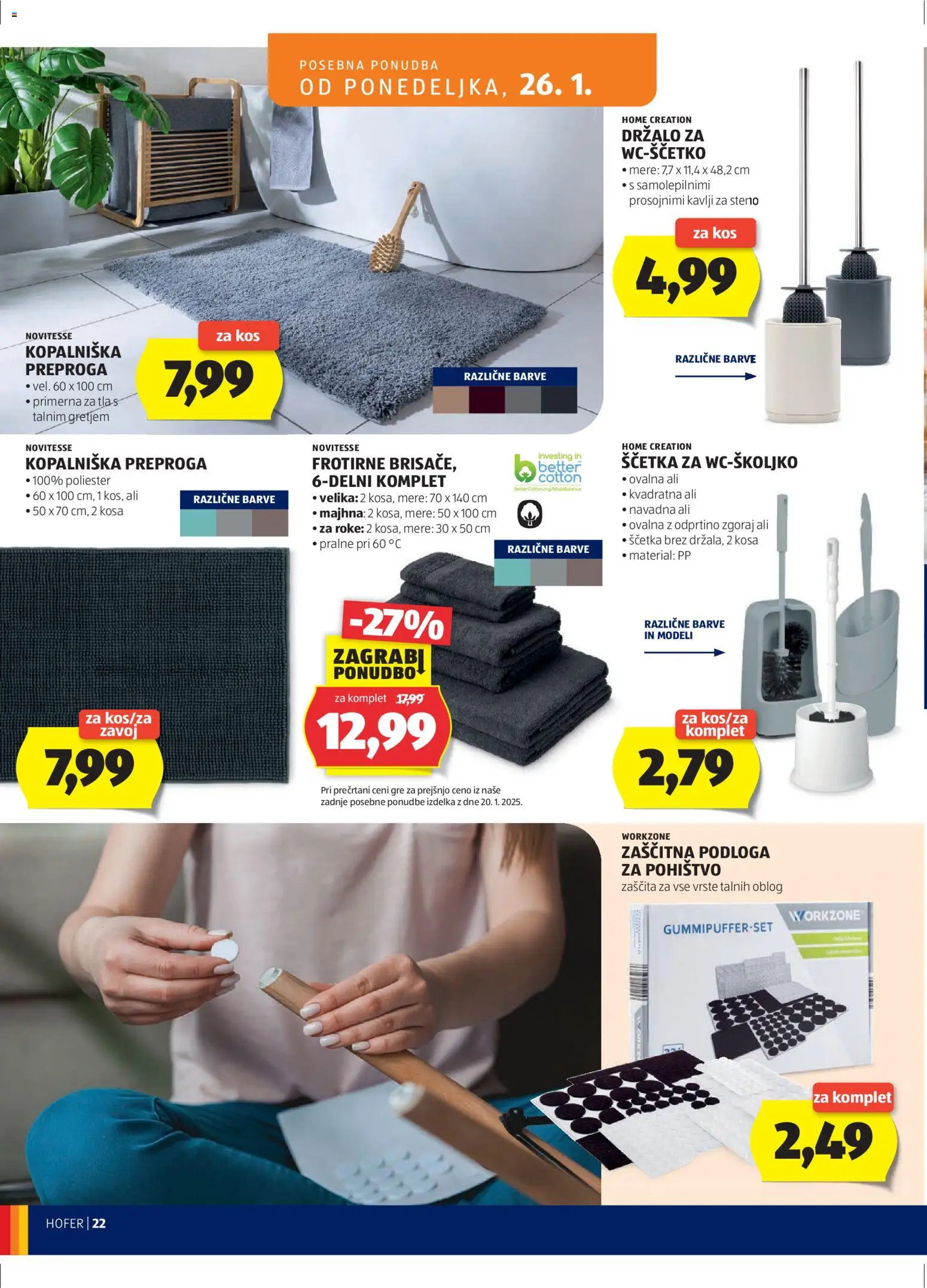 Hofer SI katalog | vrijedi od 21.01.2026 | Stranica: 22