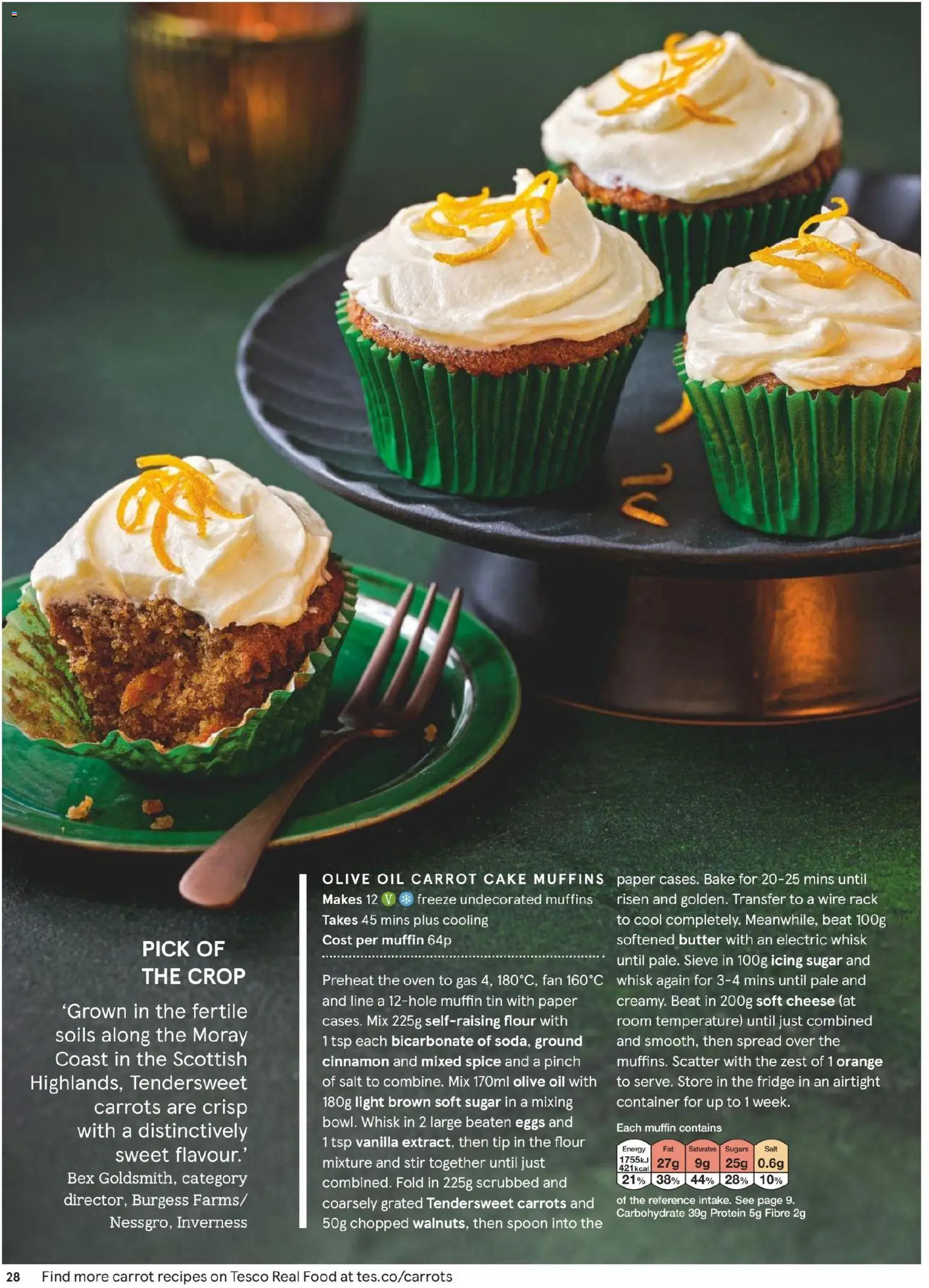 {H1} | Page: 28 | Products: Oil, Carrot, Cake, Soft cheese