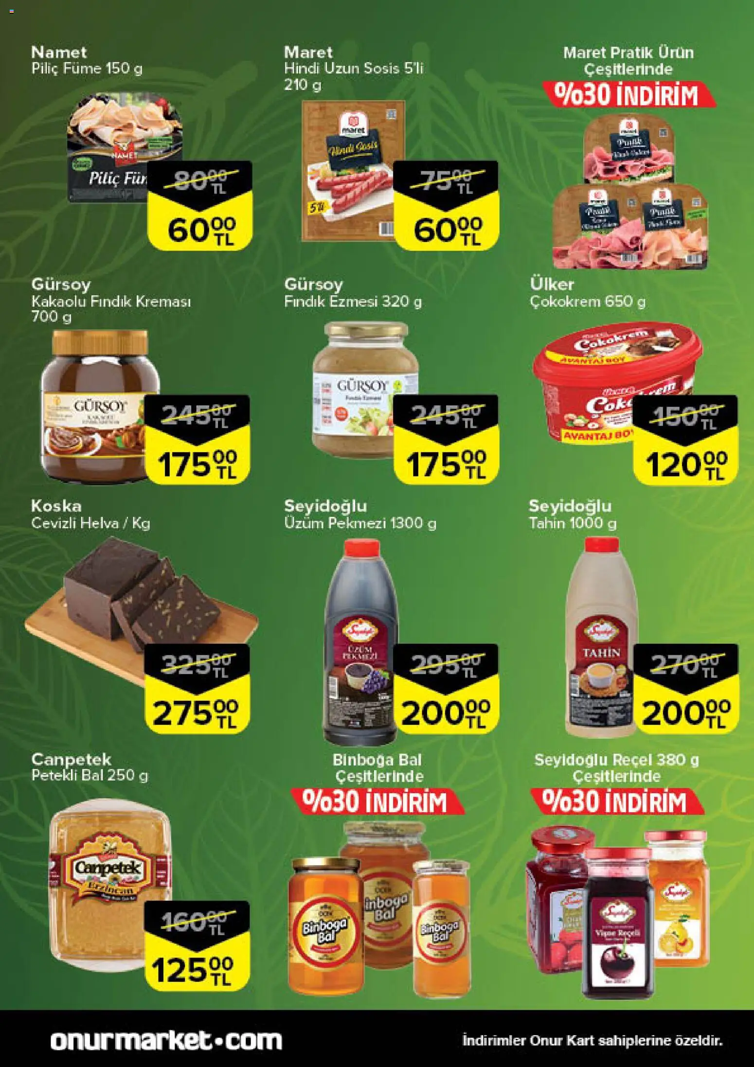 Onur Market Katalog - Bursa - 18.12.2025 tarihinden itibaren geçerlidir | Sayfa: 3 | Ürünler: Fındık, Sosis, Piliç, Üzüm