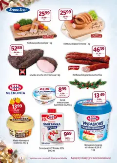 Pogląd oferty "Społem Gazetka" - ważna od 01.12.2025 | Strona: 4 | Produkty: Masło klarowane, Kiełbasa podwawelska, Śmietana, Twaróg