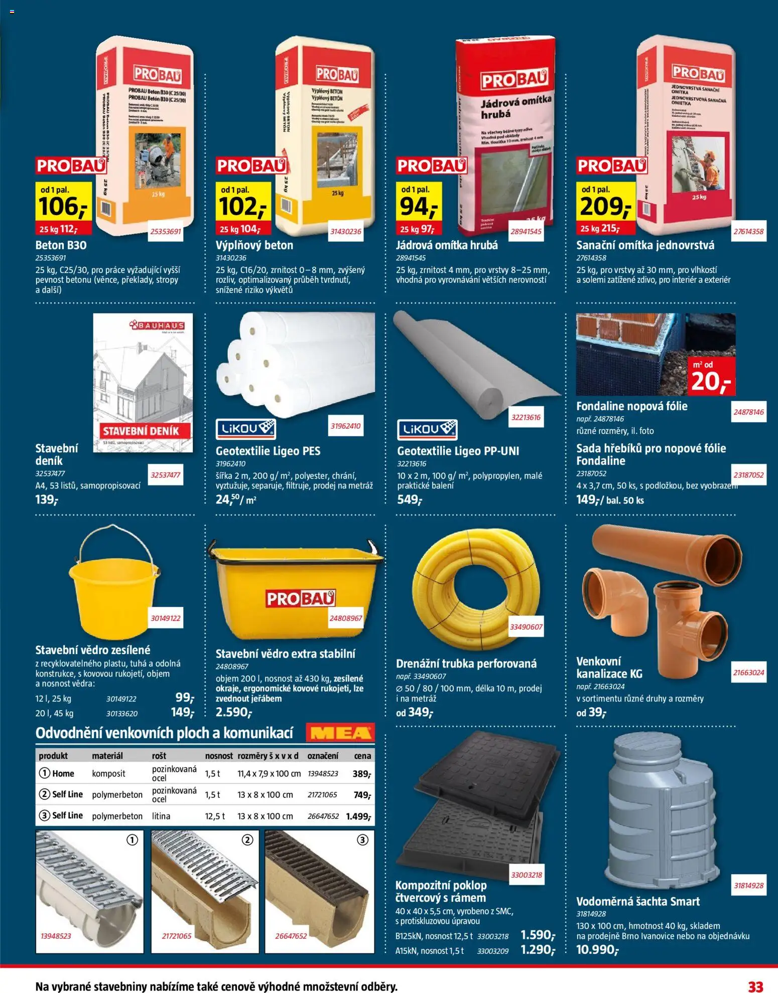 Bauhaus leták od 02.04.2026 | Strana: 33 | Produkty: Fólie, Rošt, Trubka, Pes