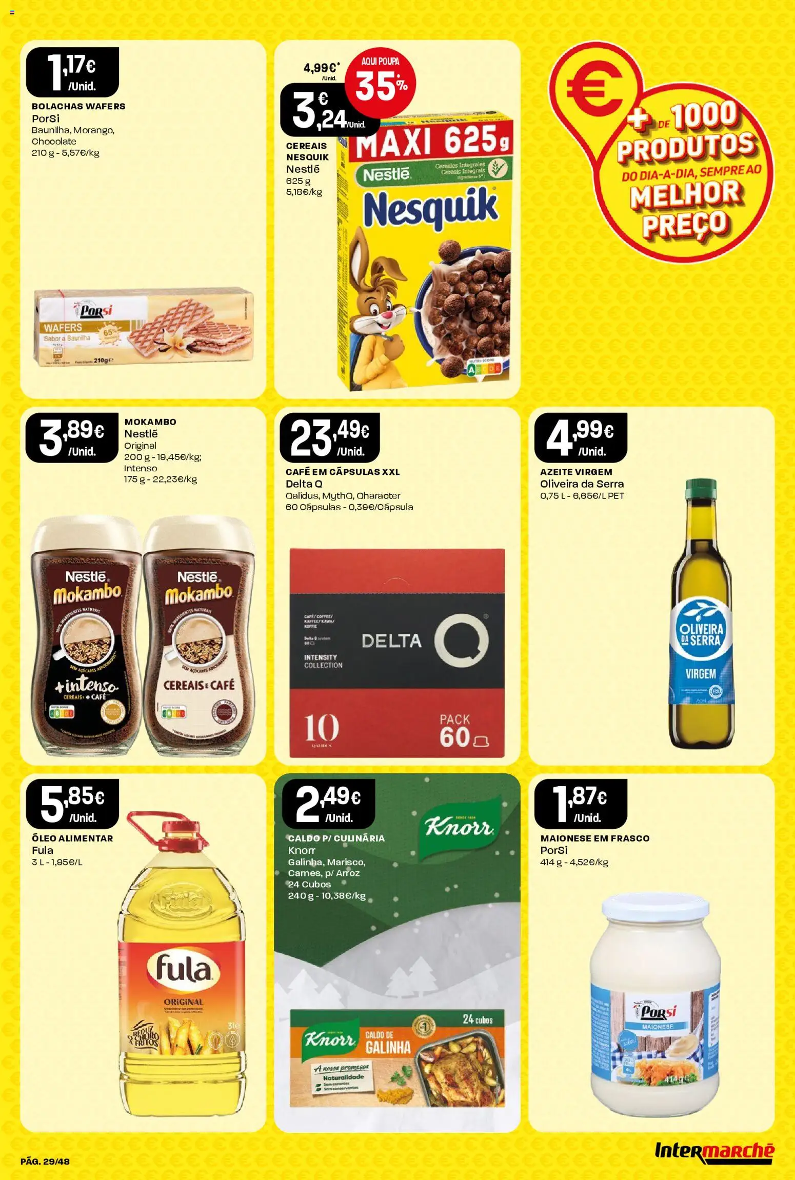 Intermarché folheto │ válido de 18.12.2025 | Página: 29 | Produtos: Knorr, Nestlé, Maionese, Arroz