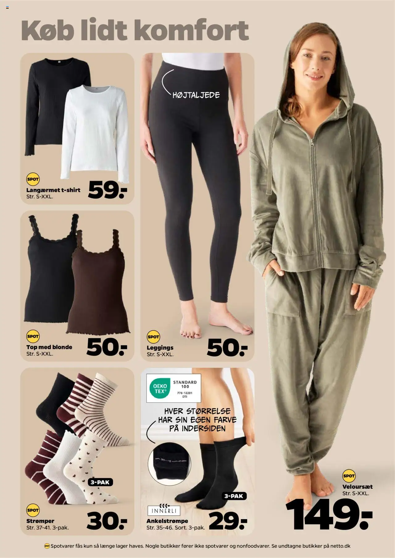 Netto tilbudsavis – gyldig fra 20.09.2025 | Side: 30 | Produkter: T-shirt, Leggings, Strømper