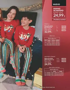 Vista previa Pijama Navideño para Mamá Joy, Rojo y verde. 100% algodón. válido desde el 01.11.2025 | Página: 23