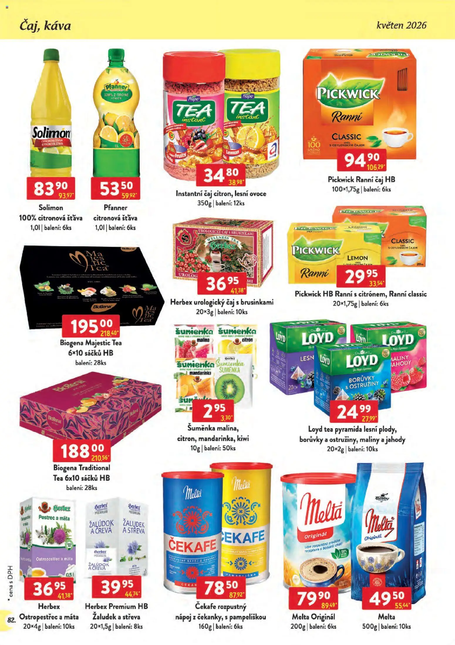 Astur & Qanto leták - Velkoobchod 05/2026 od 01.05.2026 | Strana: 82 | Produkty: Ovoce, Káva, Čaj, Borůvky