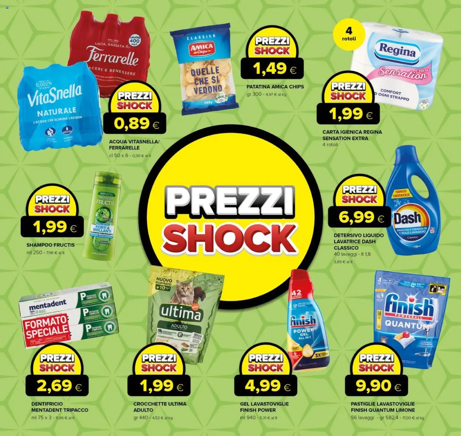 Volantino Oasi del 15.01.2026 | Pagina: 5 | Prodotti: Shampoo, Crocchette, Lavatrice, Lavastoviglie