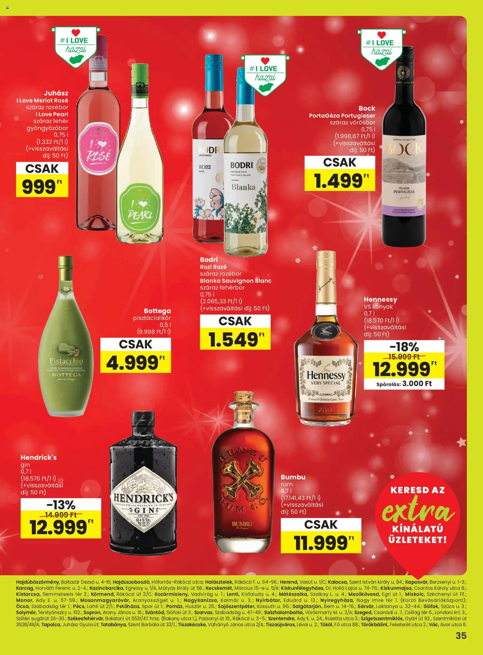 Spar akciós ujság - amely érvényes a következő dátumtól: 11.12.2025 | Oldal: 8 | Termékek: Gyöngyözőbor, Fehérbor, Vörösbor