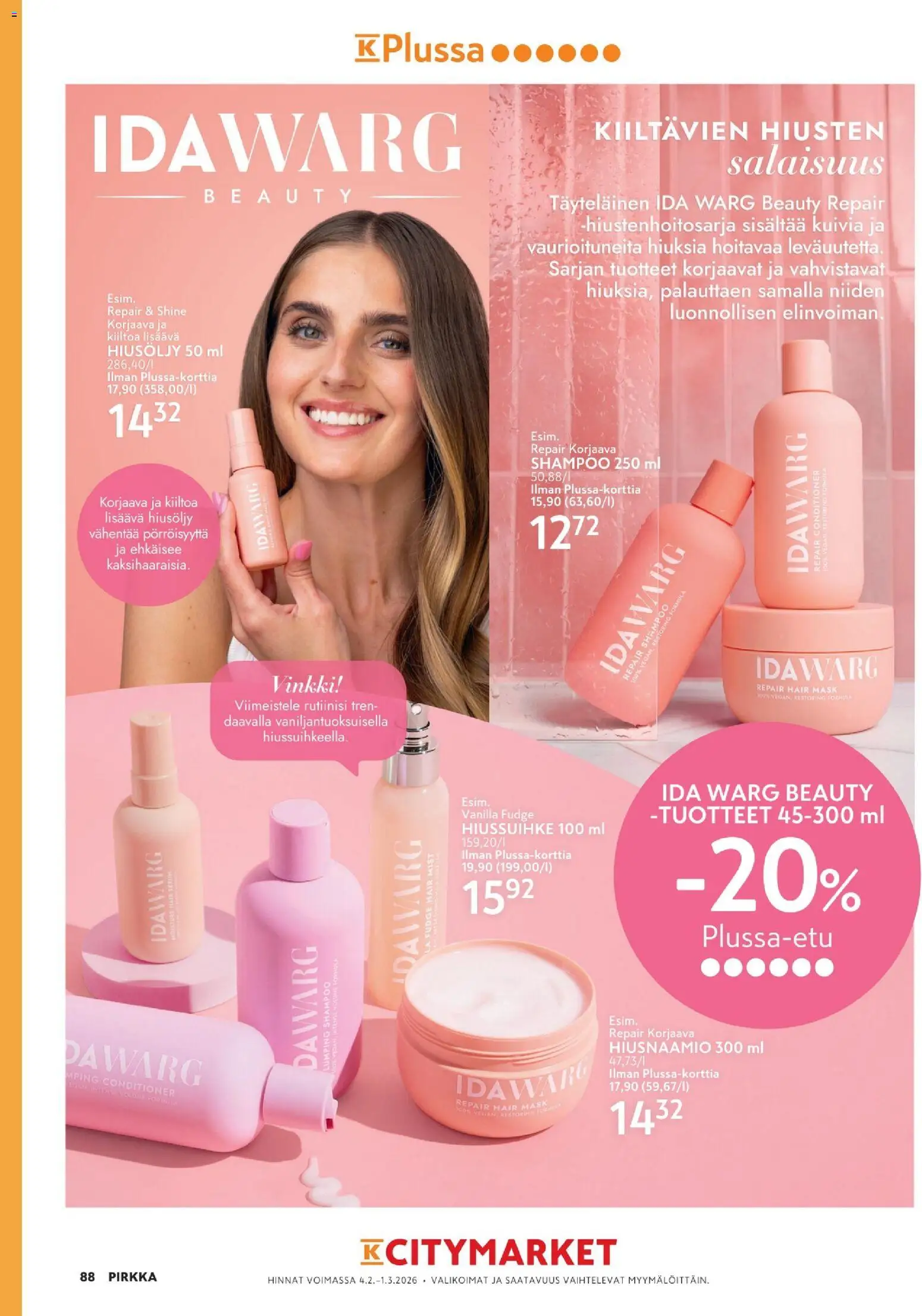 K-Market - Pirkka – voimassa 04.02.2026 alkaen | Sivu: 88
