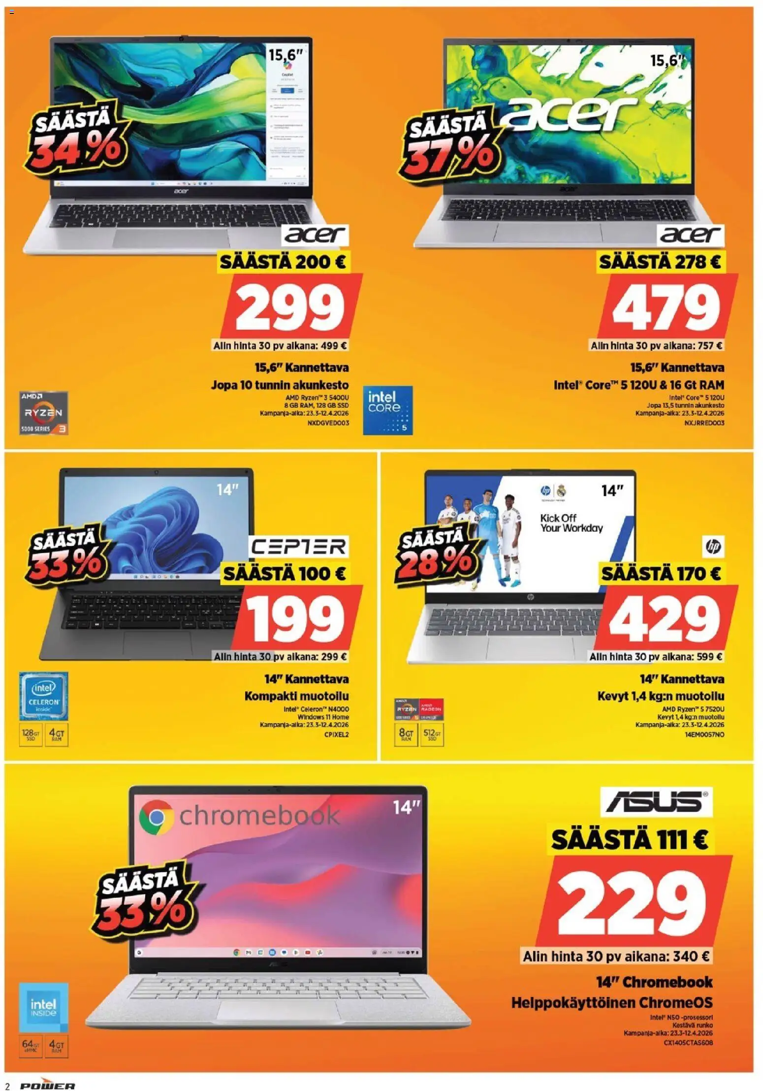 Power tarjoukset – voimassa 30.03.2026 alkaen | Sivu: 2