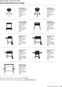 Preview of B&Q - Outdoor living valid from 14.03.2025 | Page: 133 | Products: Grill, Kettle