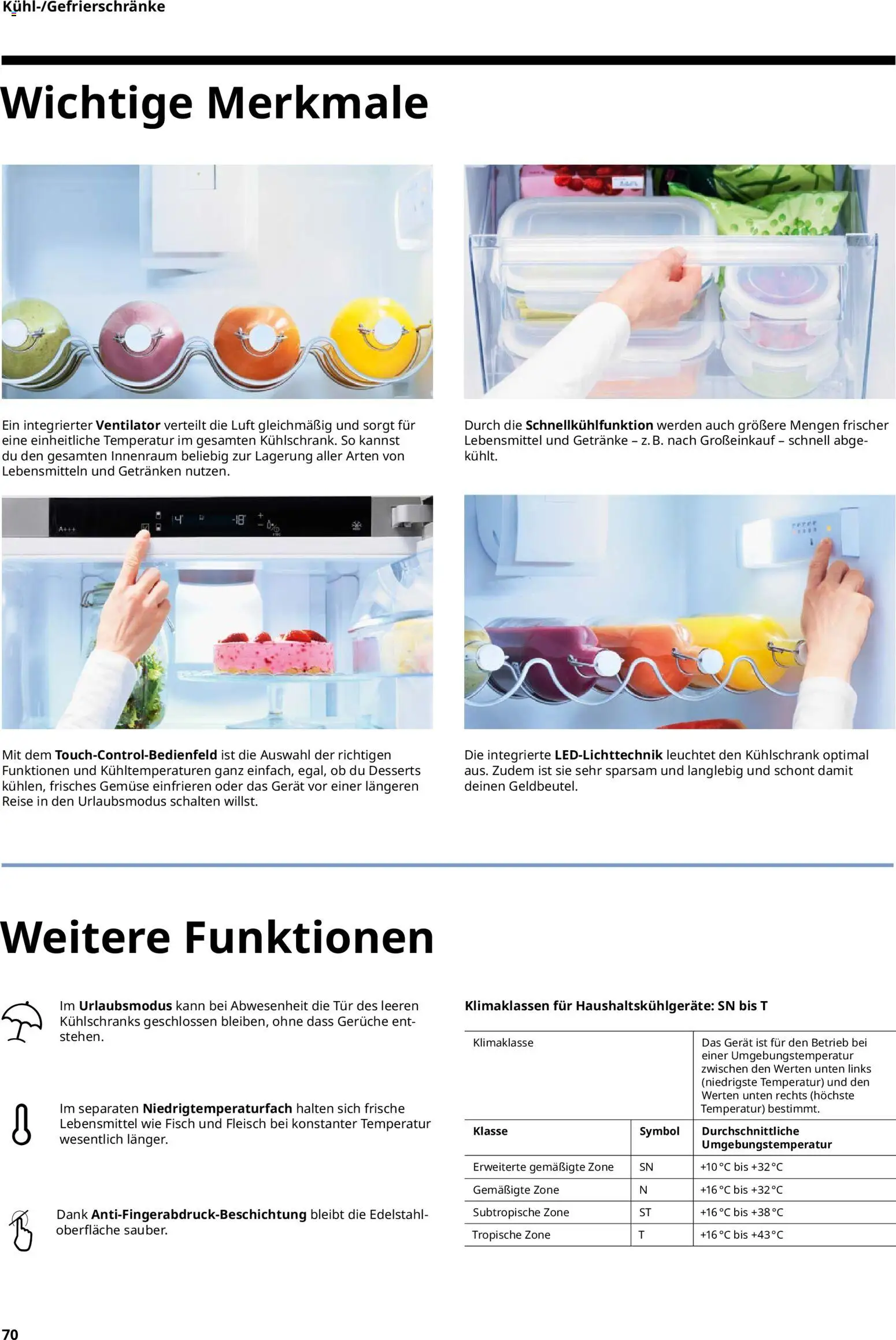 Ikea Elektrogeräte – gültig ab 02.01.2026 | Seite: 70 | Produkte: Ventilator, Kühlschrank, Gemüse, Fleisch