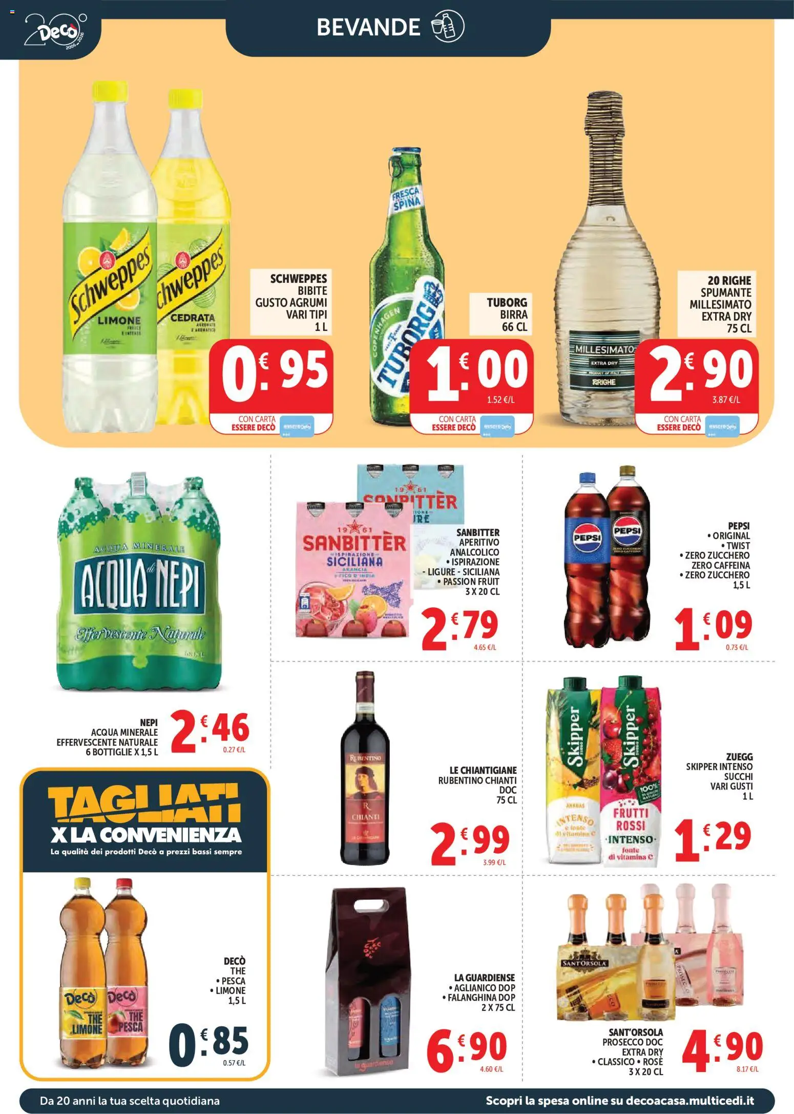 Volantino Decò del 19.03.2026 | Pagina: 14 | Prodotti: Ananas, Spumante, Pepsi, Aperitivo