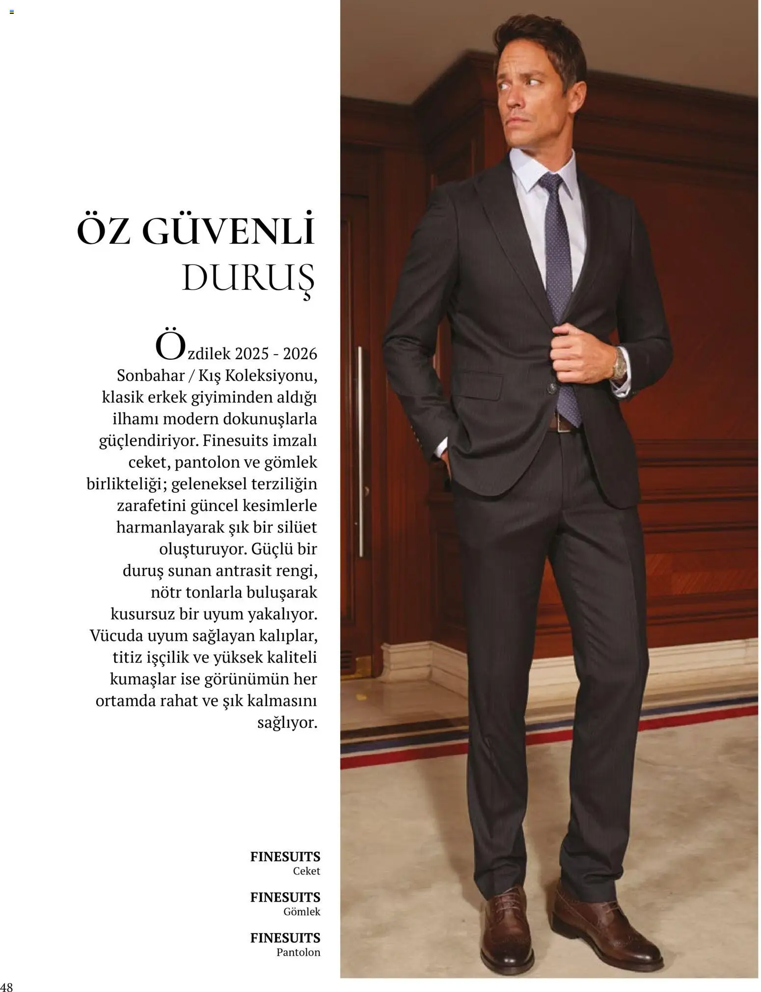 Özdilek Sonbahar - Kış Kataloğu - 09.01.2026 tarihinden itibaren geçerlidir | Sayfa: 48 | Ürünler: Gömlek, Ceket, Pantolon