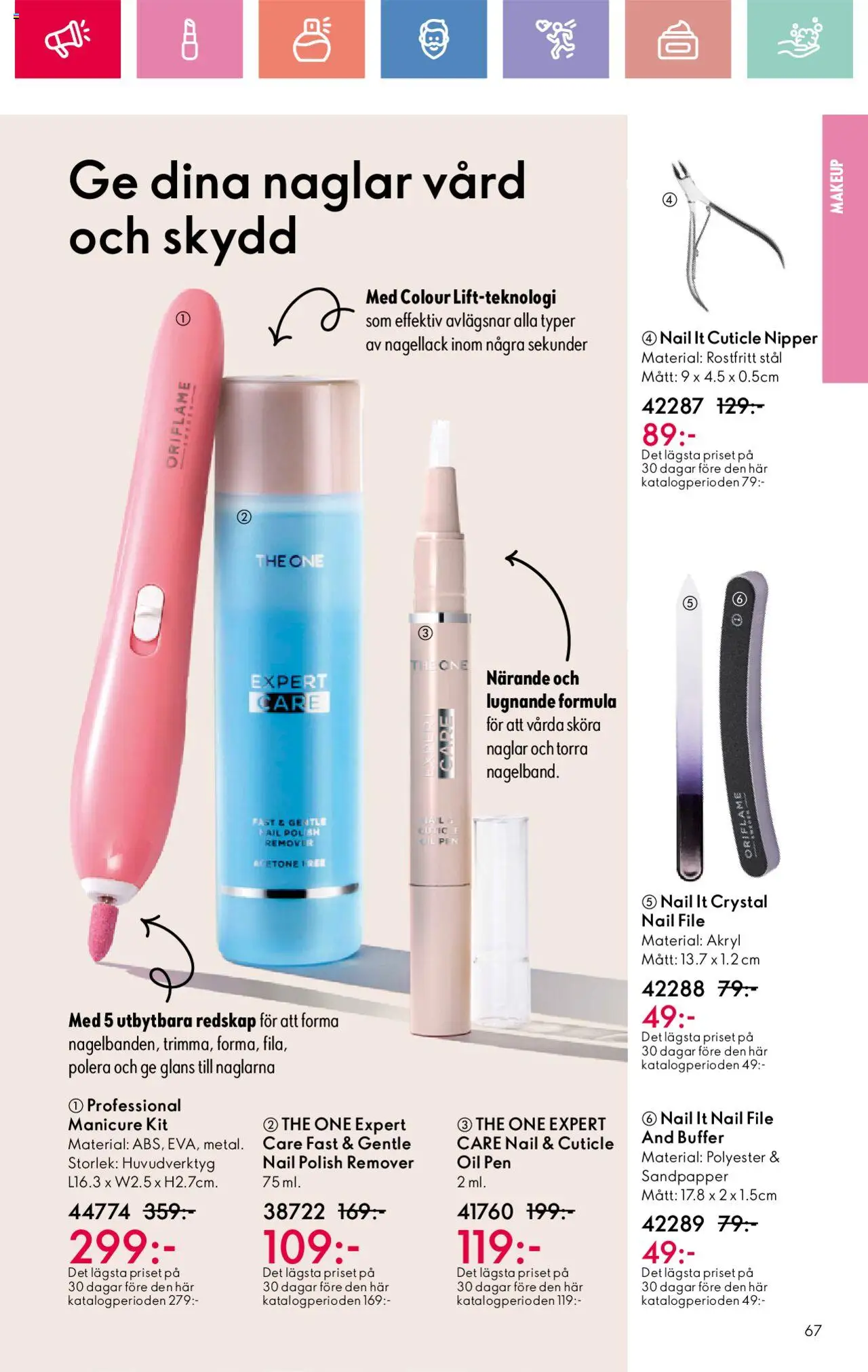 Oriflame reklamblad aktuell från 24.08.2025 | Sida: 67 | Produkter: Nagellack