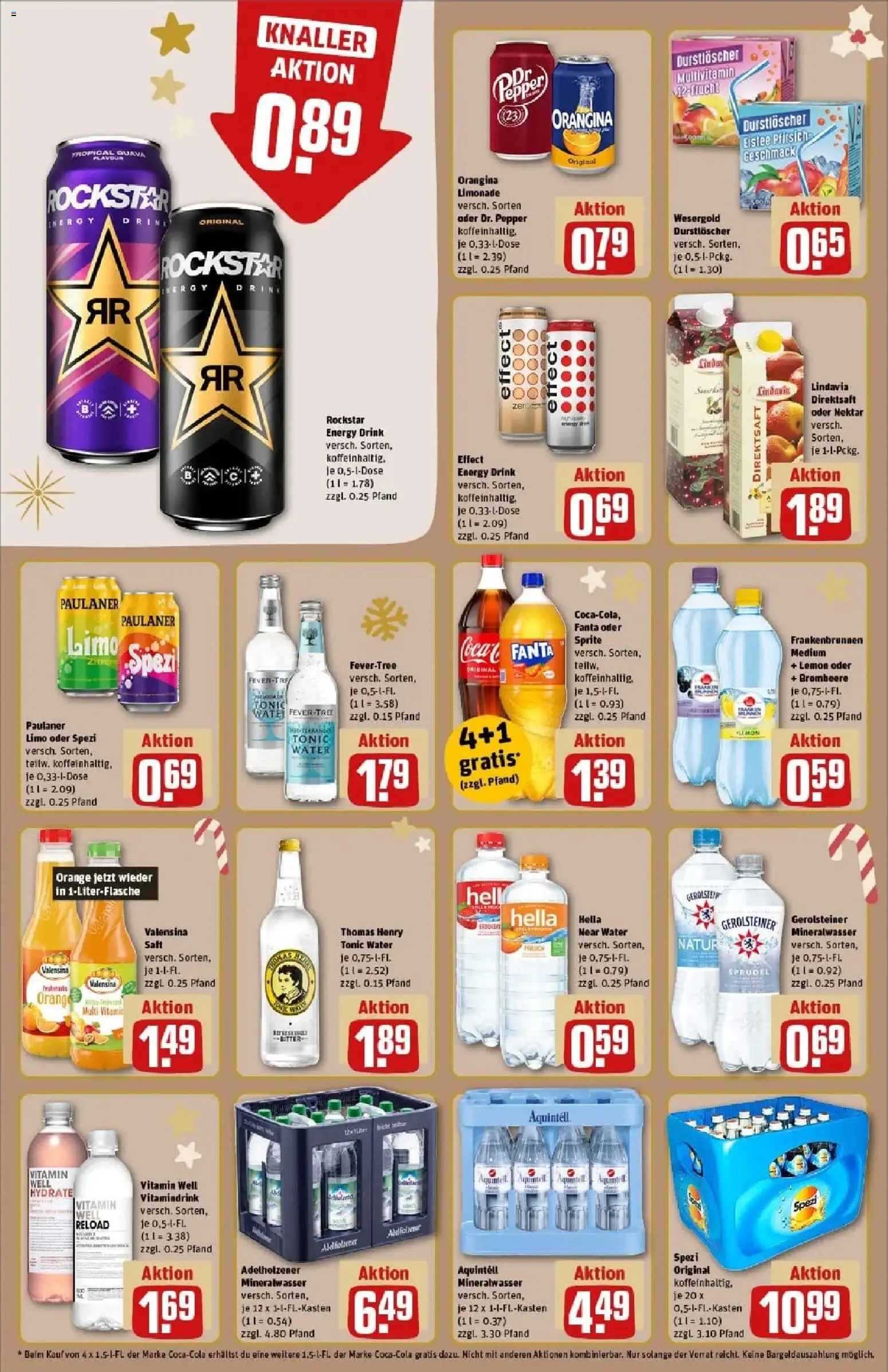 Rewe prospekt München / Bogenhausen	 – gültig ab 23.11.2025 | Seite: 24 | Produkte: Rockstar energy, Fanta, Energy, Gerolsteiner