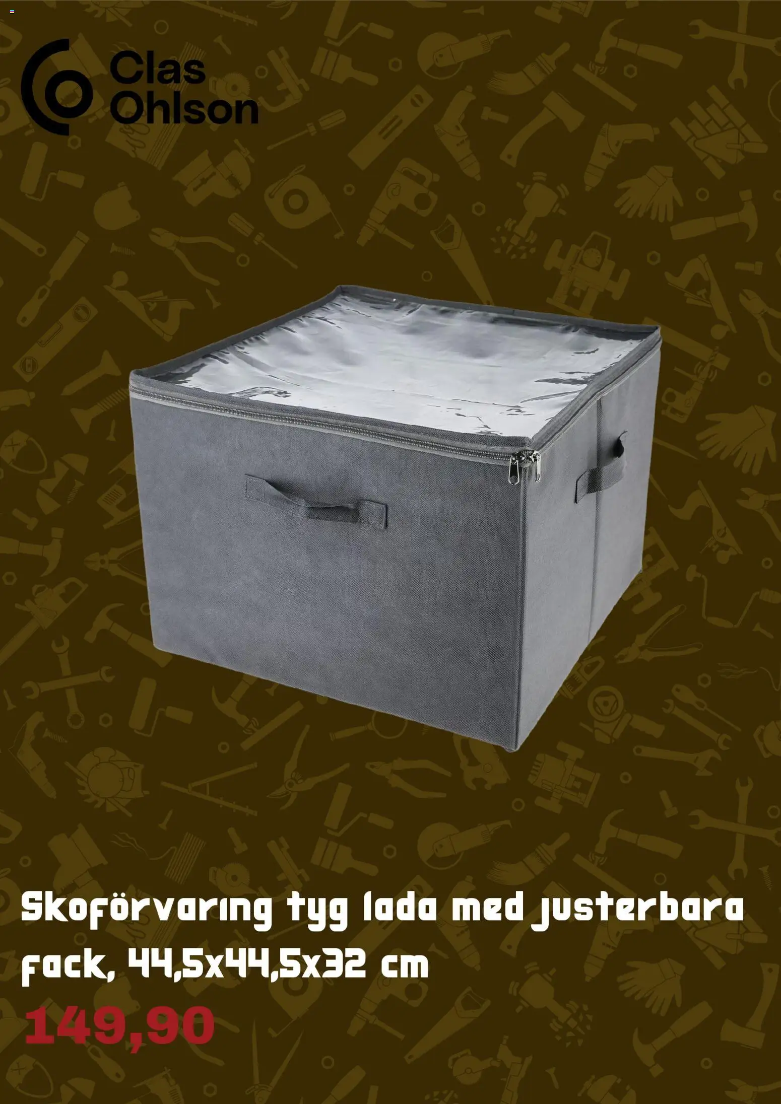 Clas Ohlson reklamblad aktuell från 14.04.2026 | Sida: 2 | Produkter: Låda