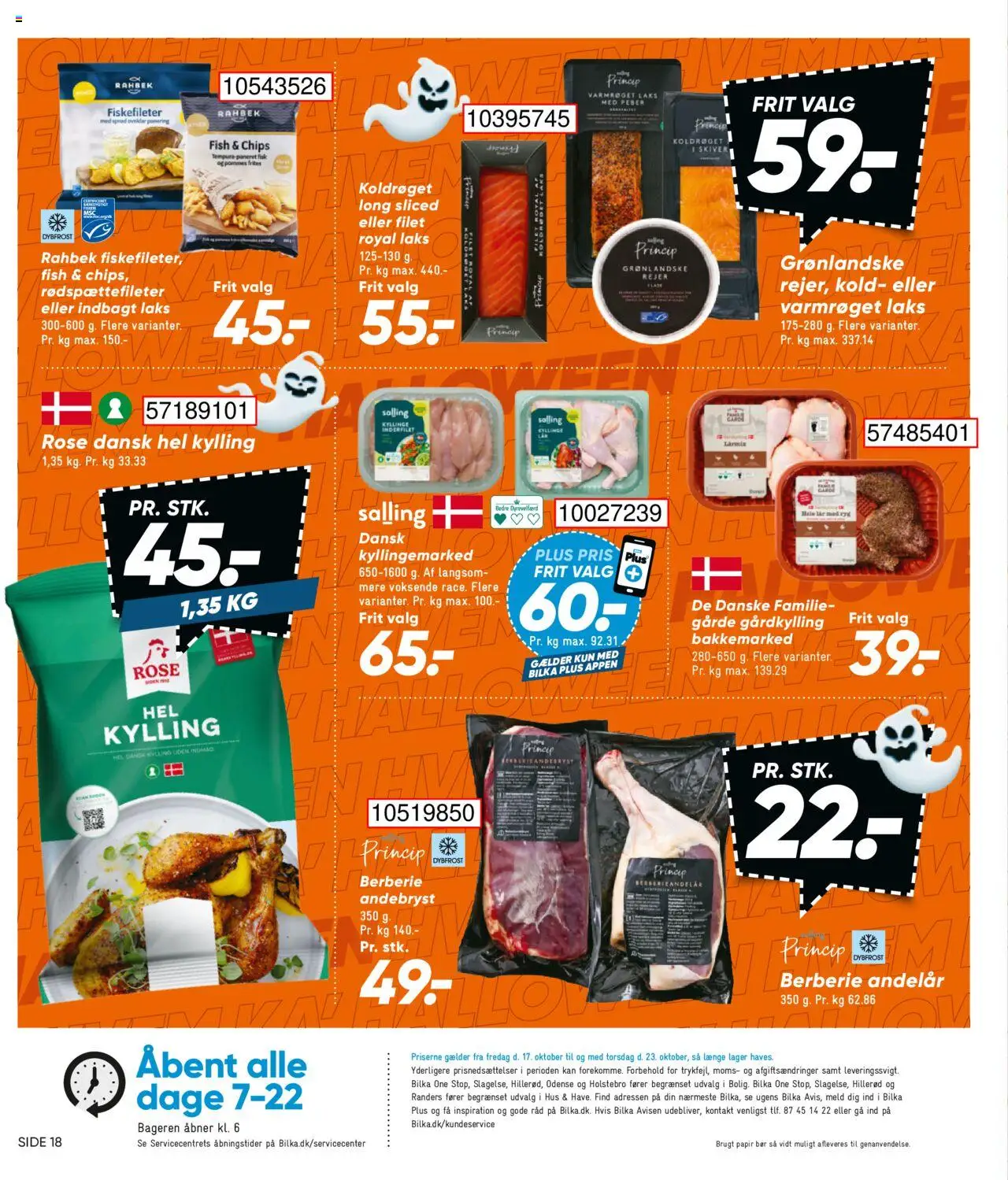 Bilka tilbudsavis – gyldig fra 17.10.2025 | Side: 24 | Produkter: Fisk, Chips, Peber, Rejer