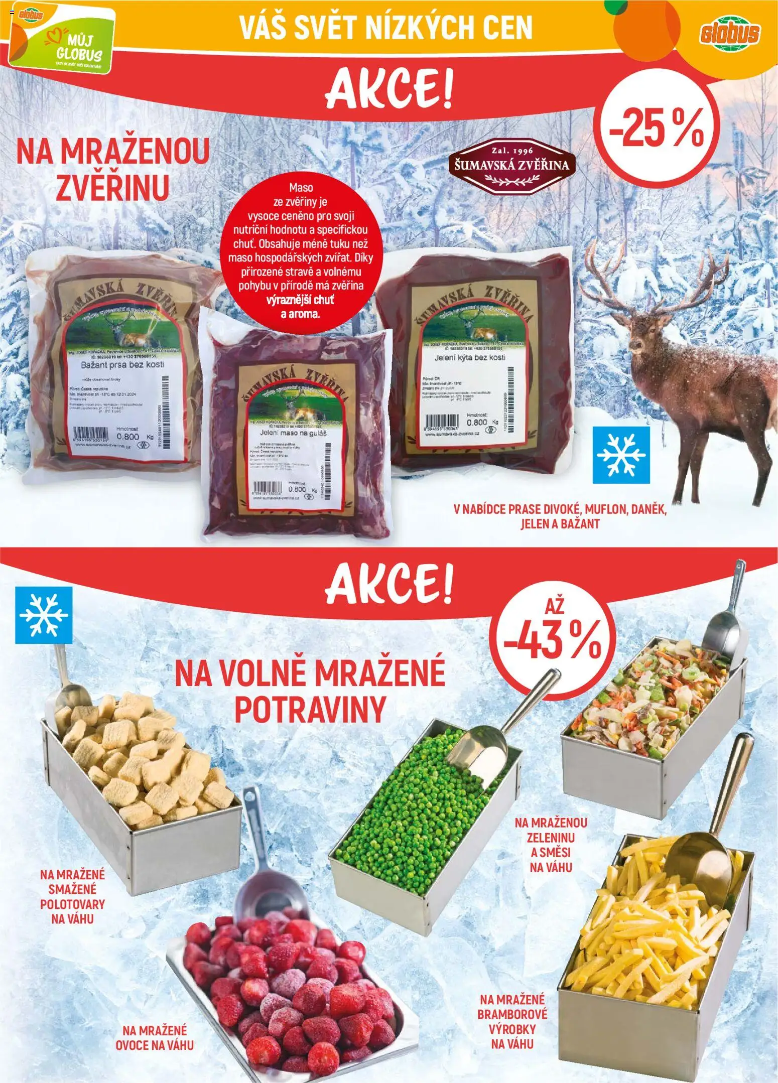 Globus leták - Karlovy Vary od 04.02.2026 | Strana: 22 | Produkty: Jelen, Kýta bez kosti, Maso, Guláš