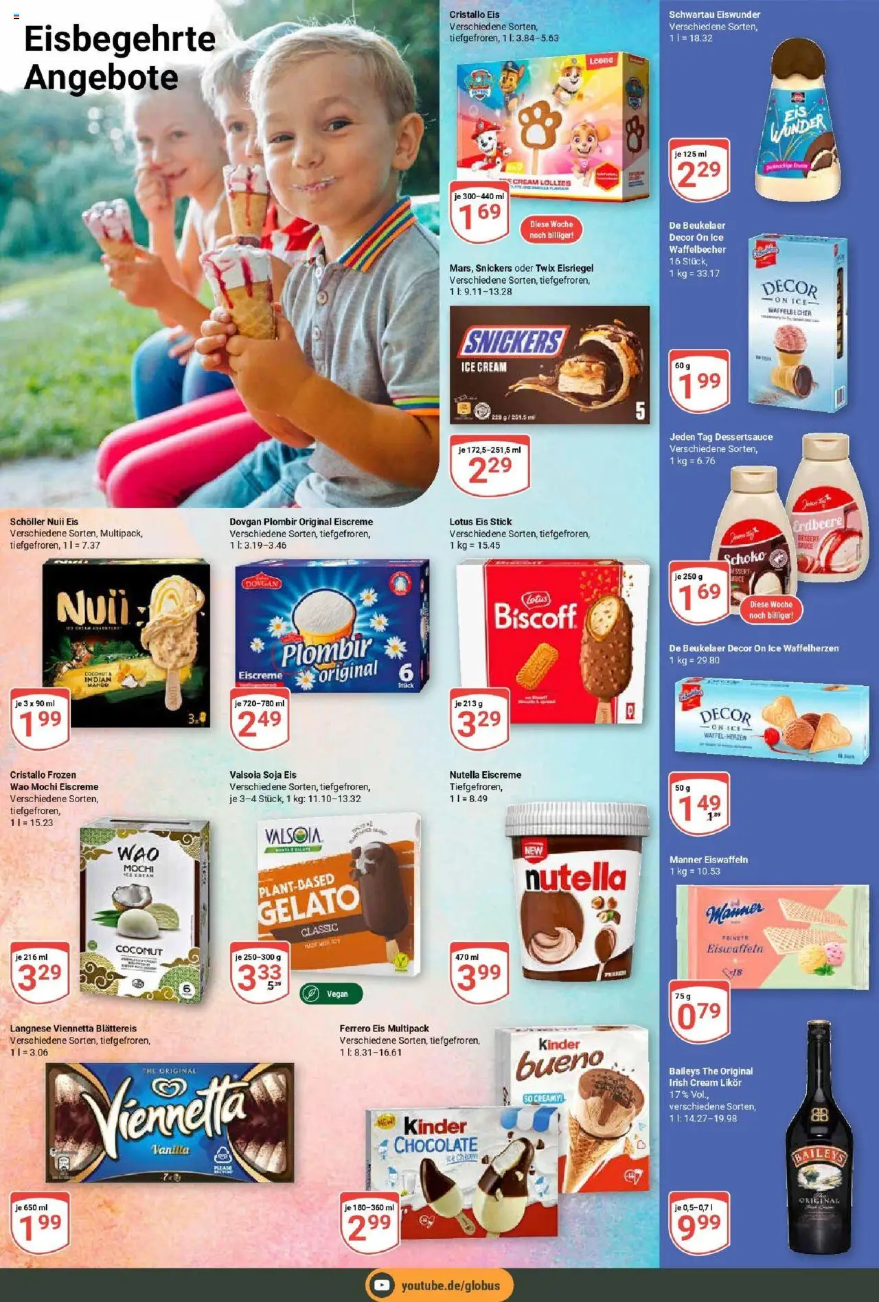 Globus prospekt Grünstadt	 - gültig ab dem 17.08.2025 | Seite: 12 | Produkte: Snickers, Mango, Baileys, Mochi
