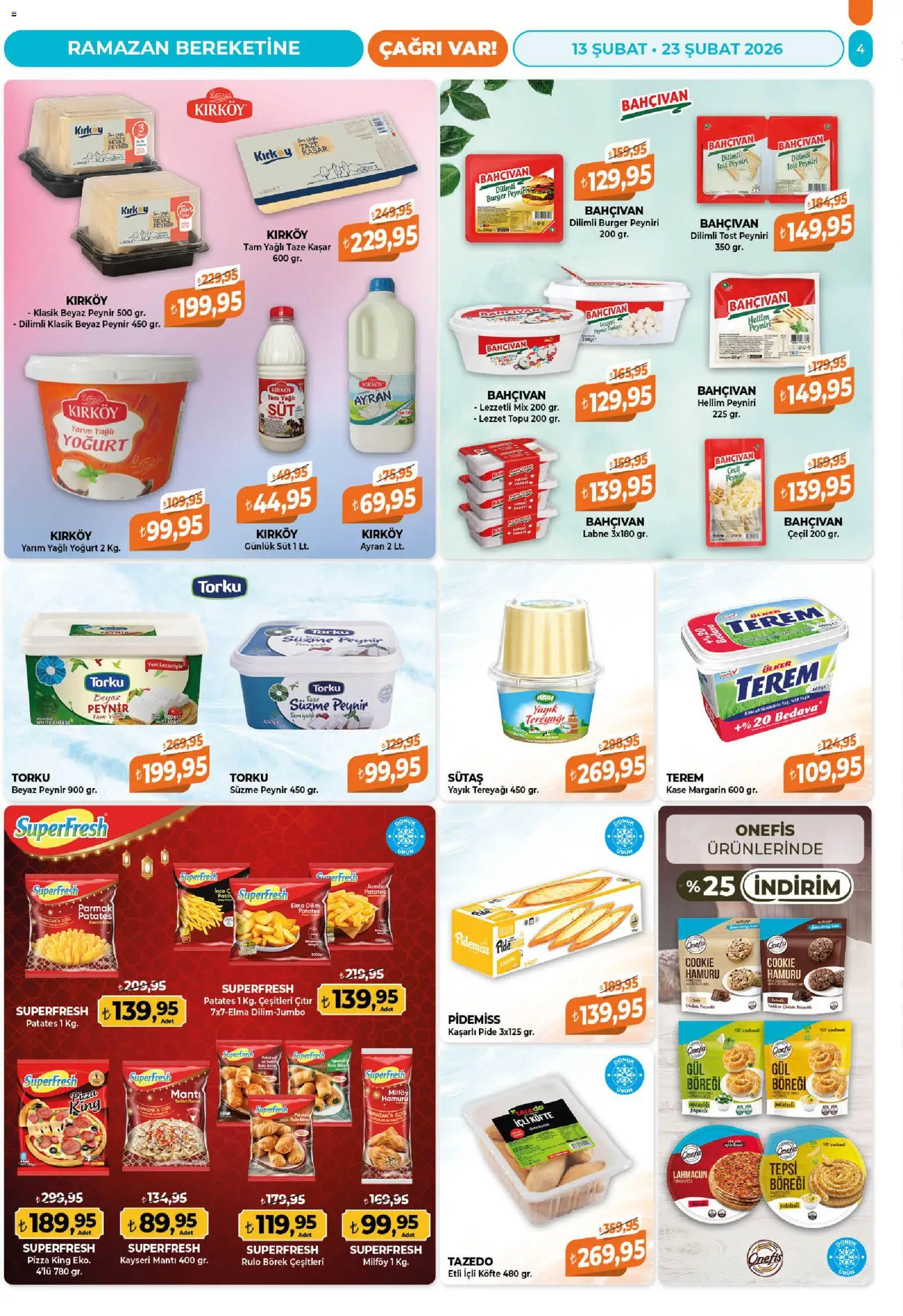 Çağrı Market Katalog - 13.02.2026 tarihinden itibaren geçerlidir | Sayfa: 4