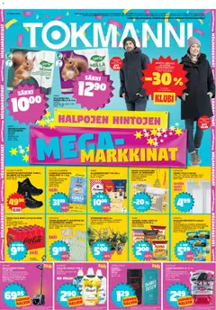 Tokmanni-mainoslehti voimassa 12.01.2026 alkaen
