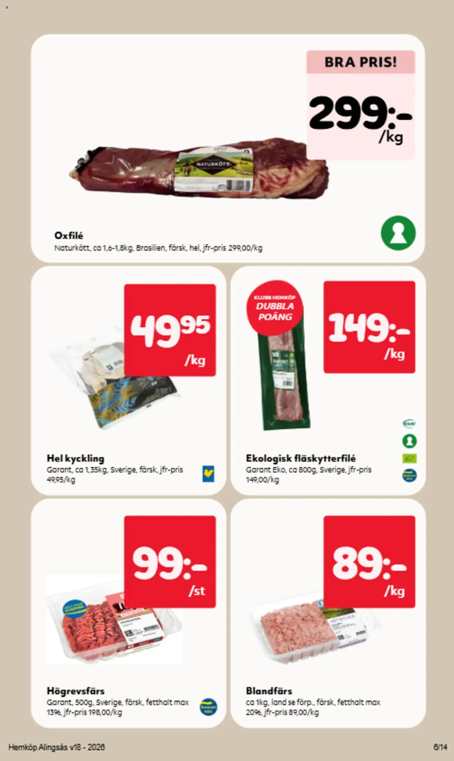 Hemköp reklamblad aktuell från 27.04.2026 | Sida: 6