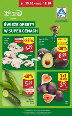 Pogląd oferty "Aldi Gazetka - Świeże oferty" - ważna od 15.10.2025
