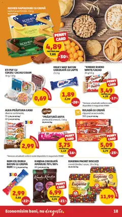 Noul catalog PENNY – valabil de la 17.09.2025 | Pagină: 18 | Produse: Napolitane, Mere, Biscuiți, Lămâie