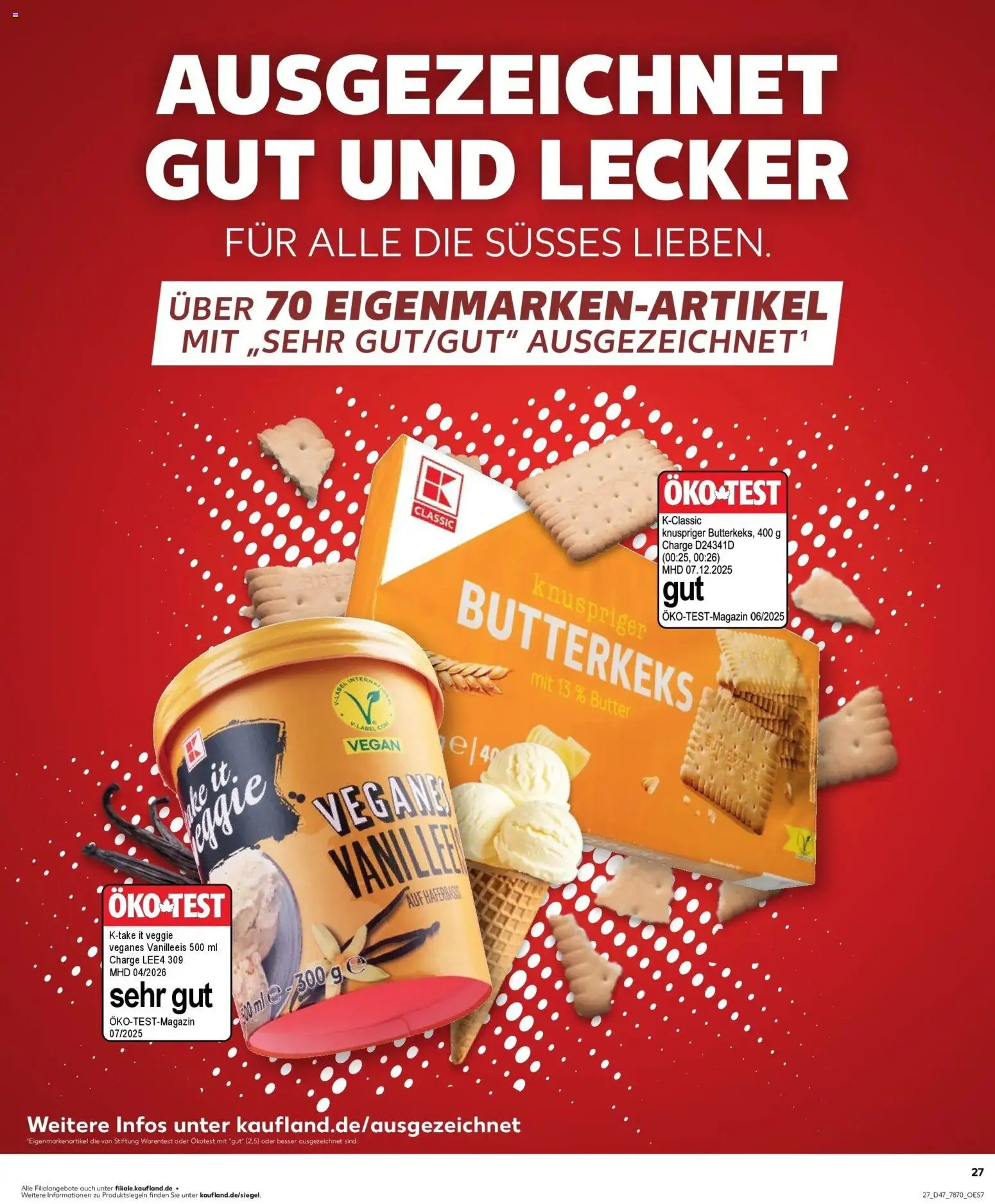 Kaufland prospekt Schorndorf	 – gültig ab 20.11.2025 | Seite: 27 | Produkte: Butter