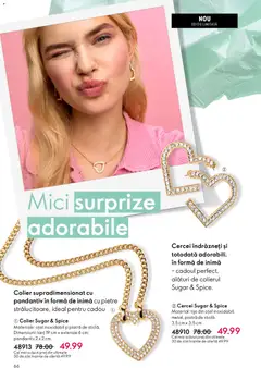 Ofertele Oriflame valabile de la 11.02.2026 | Pagină: 66 | Produse: Cercei, Colier, Mici