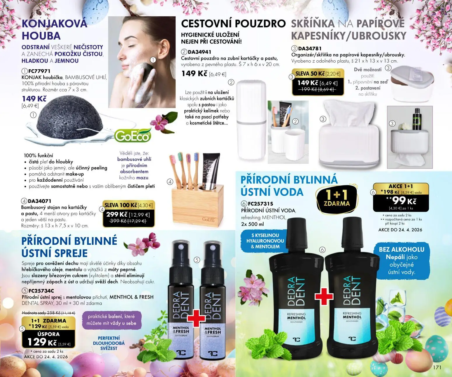 Nové Dedra akcie – leták je platný od 01.02.2026 | Strana: 71 | Produkty: Skrinka, Peeling, Voda