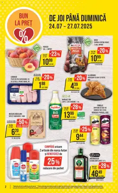 Catalog Mega Image – valabil de la 24.07.2025 | Pagină: 2 | Produse: Lait de coco, Hacıyatmaz Kedi Oyuncağı, Lichior, Chipsuri