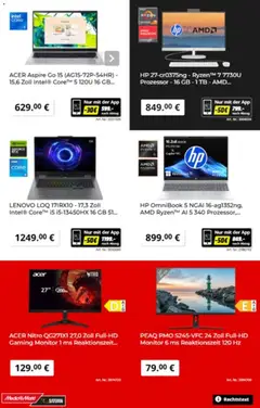 Media Markt Prospekt 	 ab 07.04.2026 gültig | Seite: 2 | Produkte: Lenovo, HP, Monitor