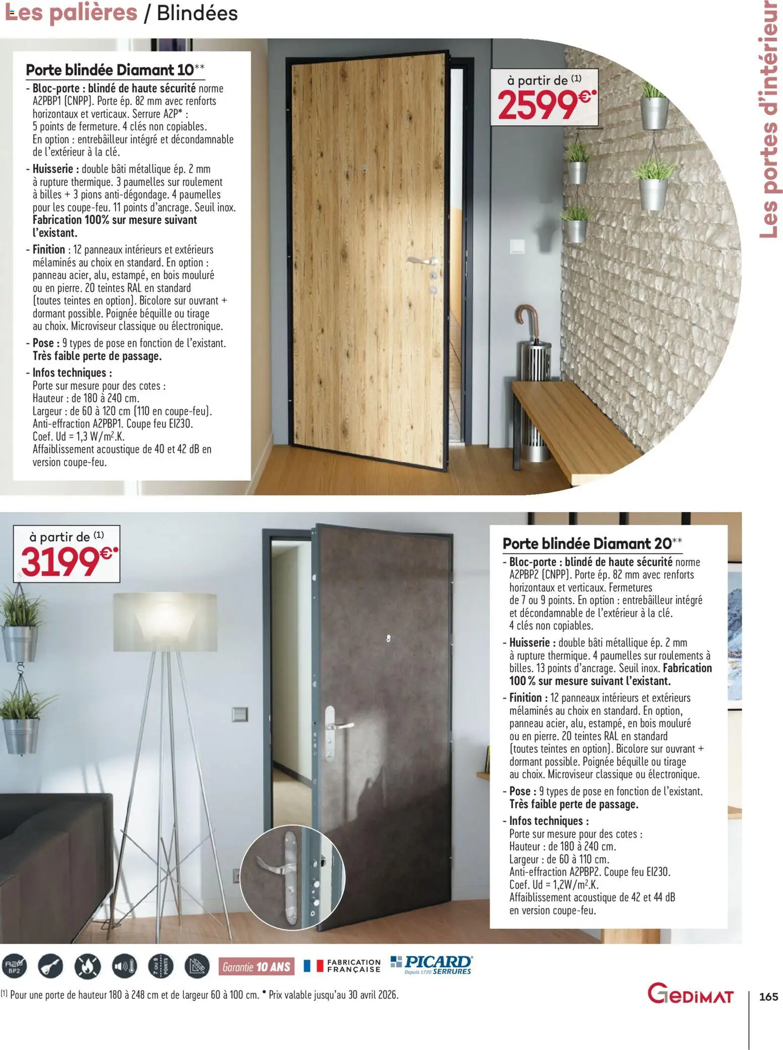 {H1} | Page: 165 | Produits: Clé, Porte, Portes