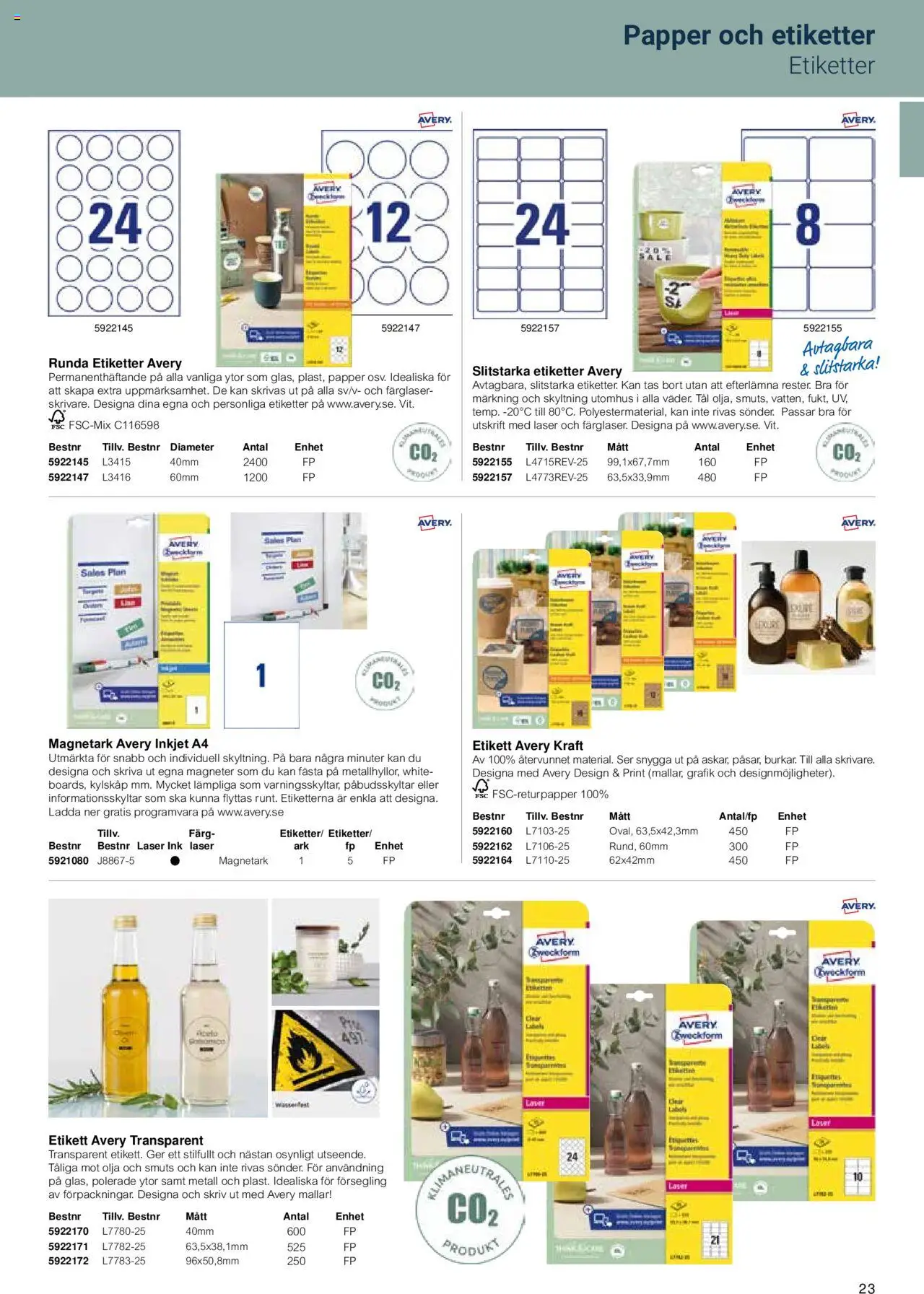 Office Depot reklamblad aktuell från 15.02.2024 | Sida: 25 | Produkter: Olja, Papper, Kylskåp