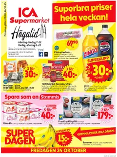 ICA Supermarket - Stockholm - Förhandsvisning av reklamblad från butik ICA Supermarket aktuell från 20.10.2025