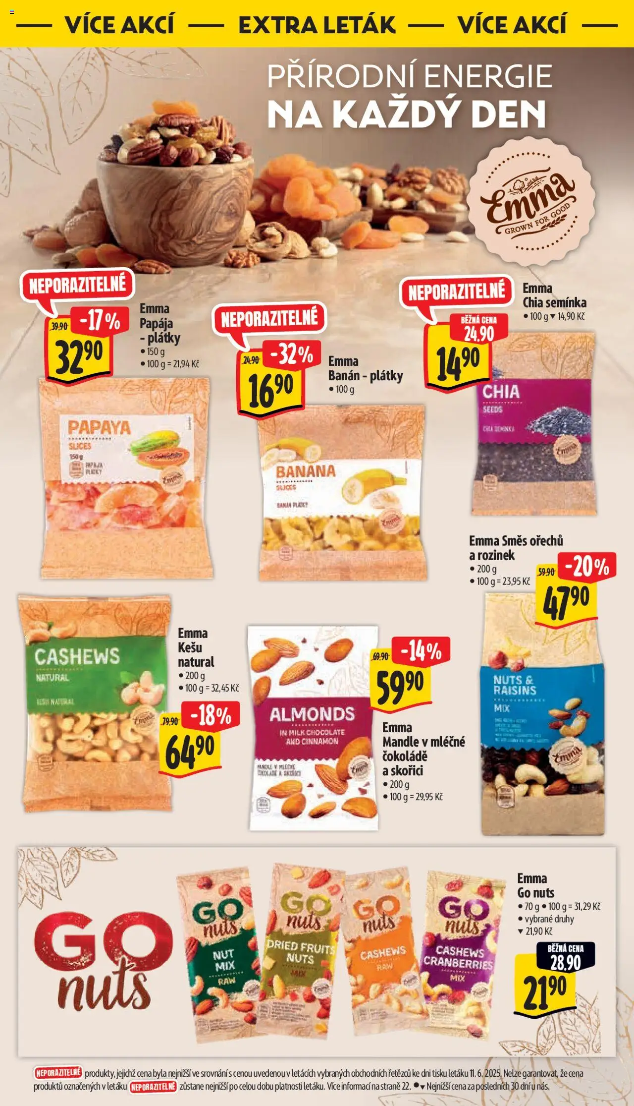 Albert leták - Supermarket od 18.06.2025 | Strana: 42 | Produkty: Banán, Směs ořechů, Chia semínka, Milk chocolate