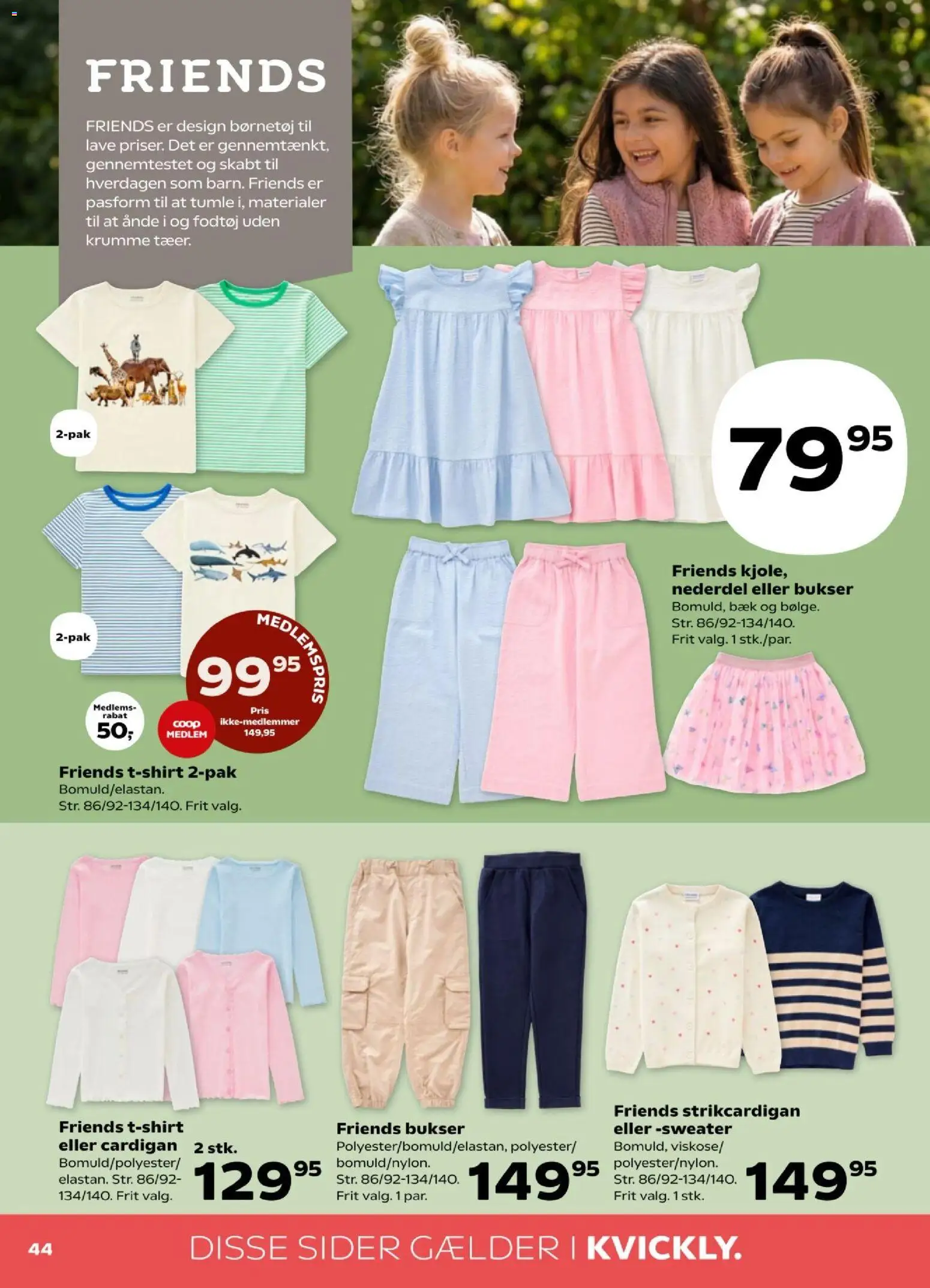 Kvickly tilbudsavis – gyldig fra 27.03.2026 | Side: 45 | Produkter: Nederdel, Sweater, Bukser, Cardigan