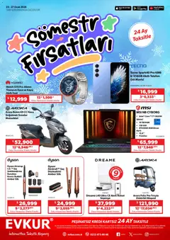 23.01.2026 tarihinden itibaren geçerli olan Evkur kataloğu önizlemesi