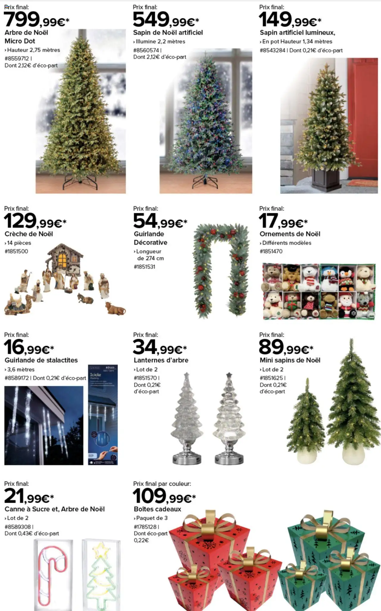 {H1} | Page: 3 | Produits: Sucre, Sapin de Noël, Sapin artificiel