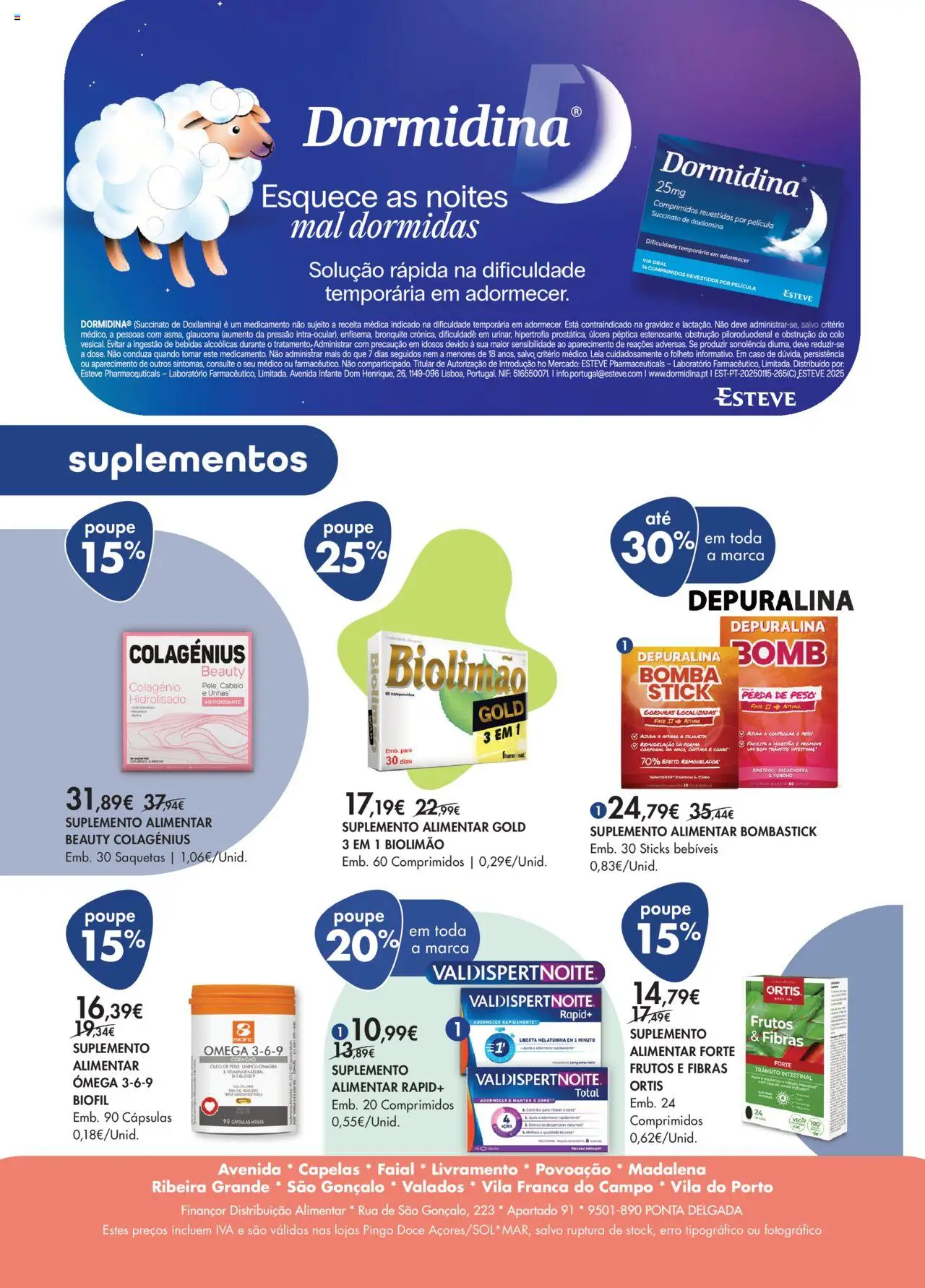 Pingo Doce - Bem Estar Especial Beleza Açores │ válido de 25.09.2025 | Página: 4 | Produtos: Óleo, Melatonina