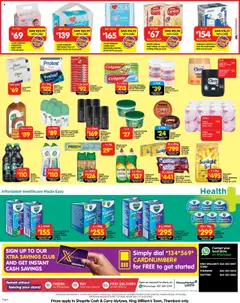 Checkers Eastern Cape - Cash & Carry Month End Deals Idutywa, King William's Town & Thembani │ valid from 21.07.2025 | Page: 4 | Products: Toilet, Bleach, Dairy blend, Toothbrush