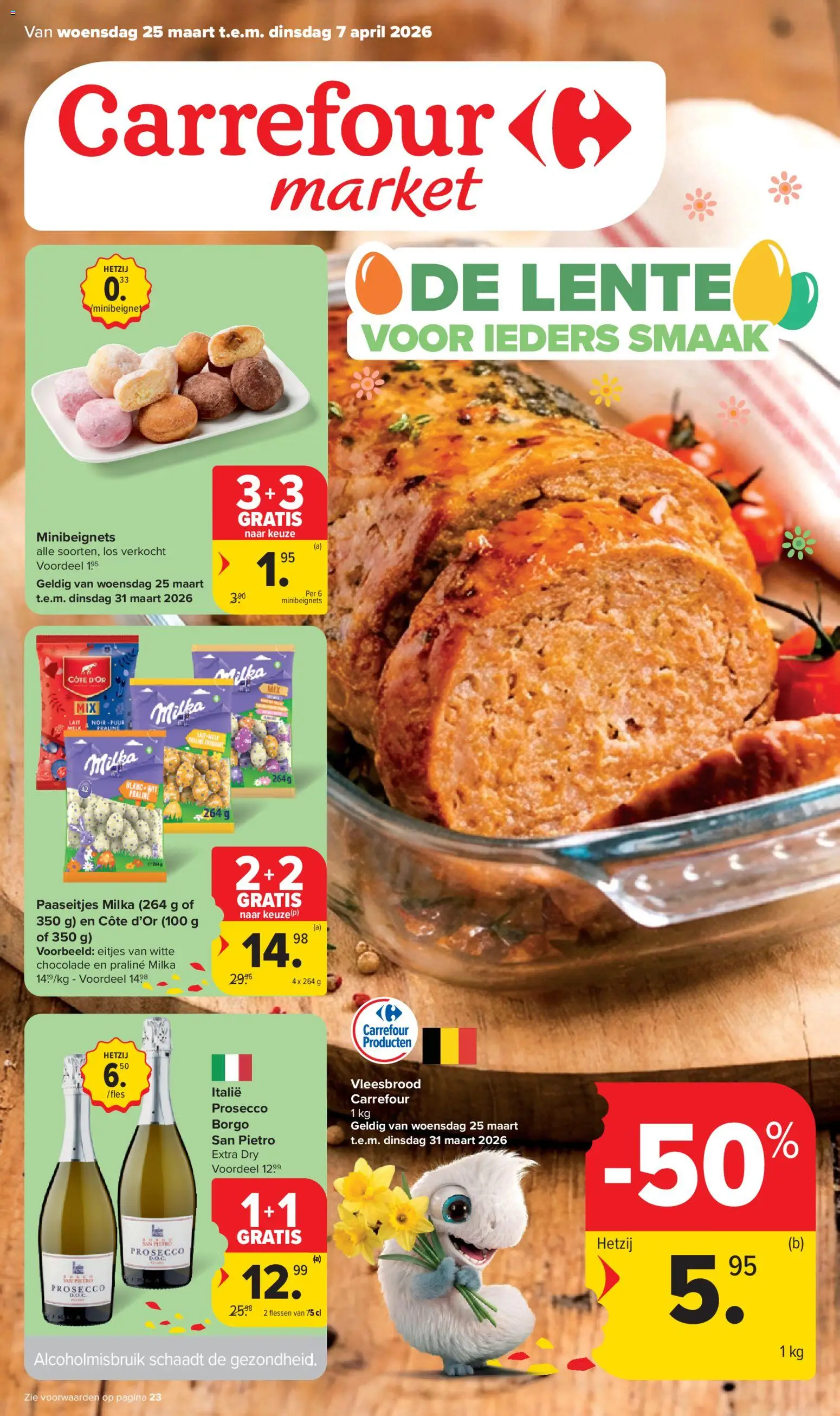 Nieuwe » Carrefour market folder van 25/03/2026 🤩  « is er! Ontdek geweldige aanbiedingen en bespaar. | Belgium